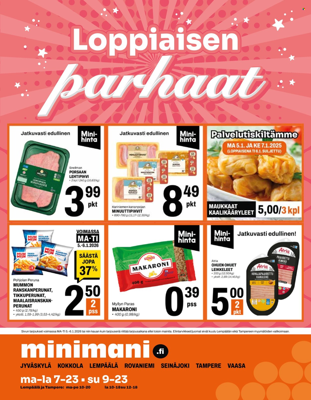 Minimani tarjoukset - 05.01.2026 - 06.01.2026. Sivu 1