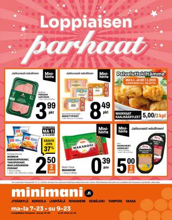 Minimani tarjoukset  - 05.01.2026 - 06.01.2026.