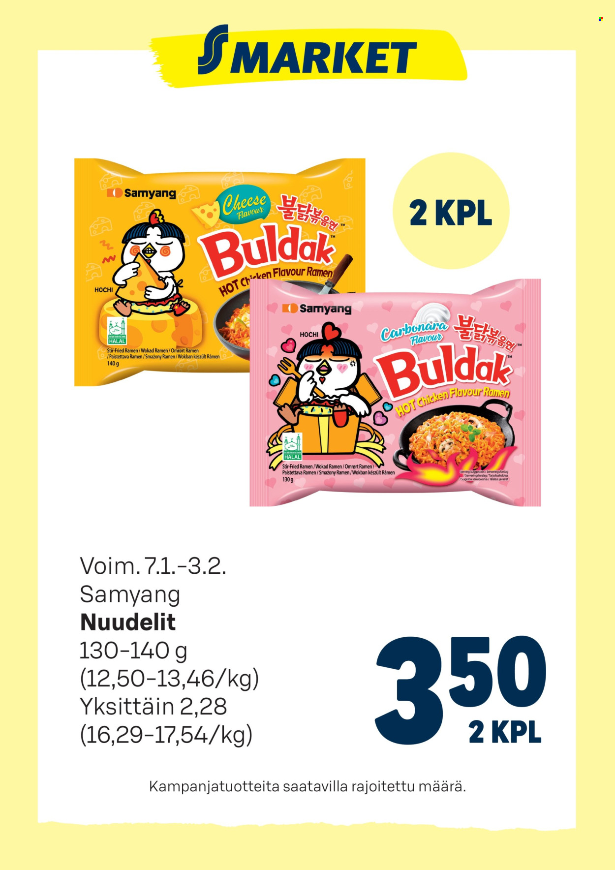 S-market tarjoukset - 07.01.2026 - 03.02.2026. Sivu 1