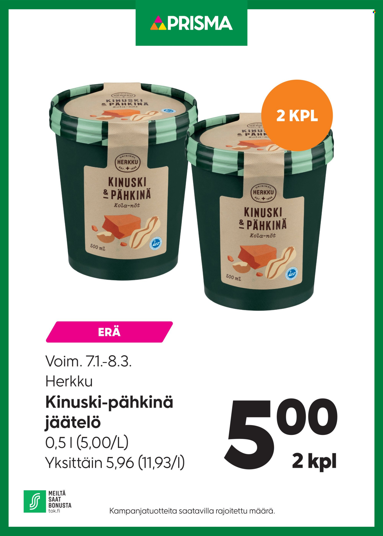 Prisma tarjoukset - 07.01.2026 - 08.03.2026. Sivu 1
