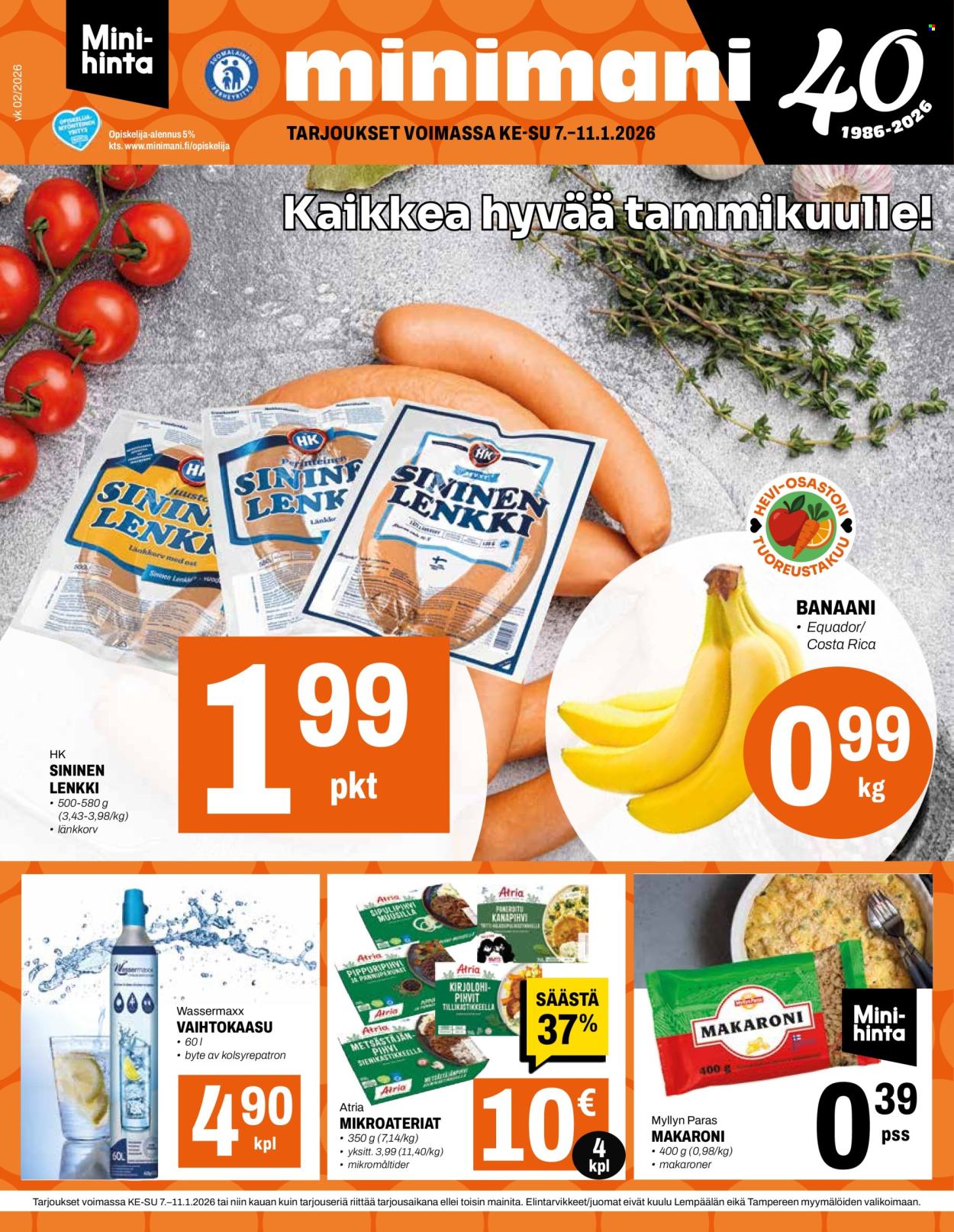 Minimani tarjoukset - 07.01.2026 - 11.01.2026. Sivu 1
