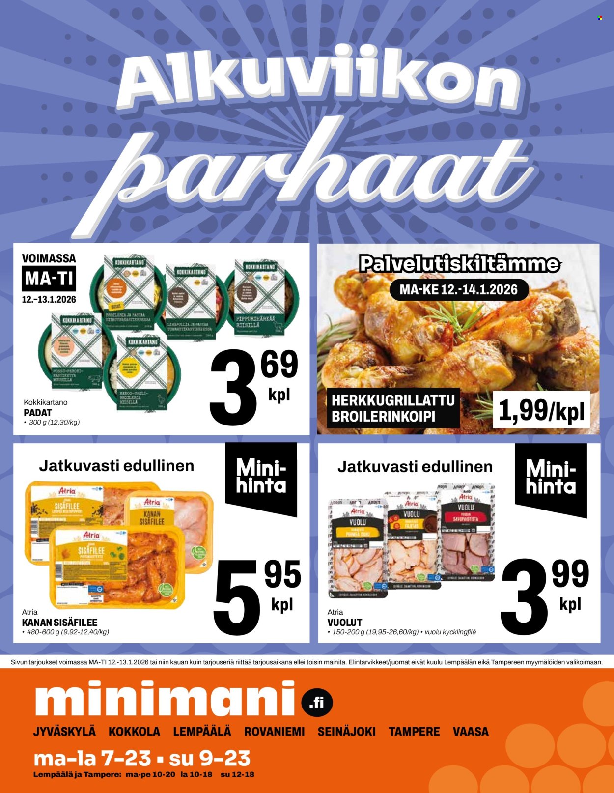 Minimani tarjoukset - 07.01.2026 - 11.01.2026. Sivu 12