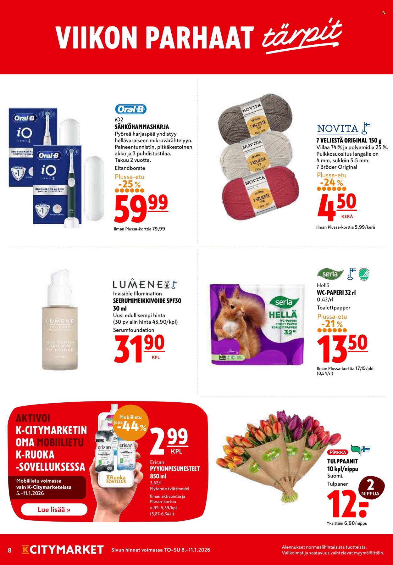 K-citymarket tarjoukset - 08.01.2026 - 11.01.2026. Sivu 8