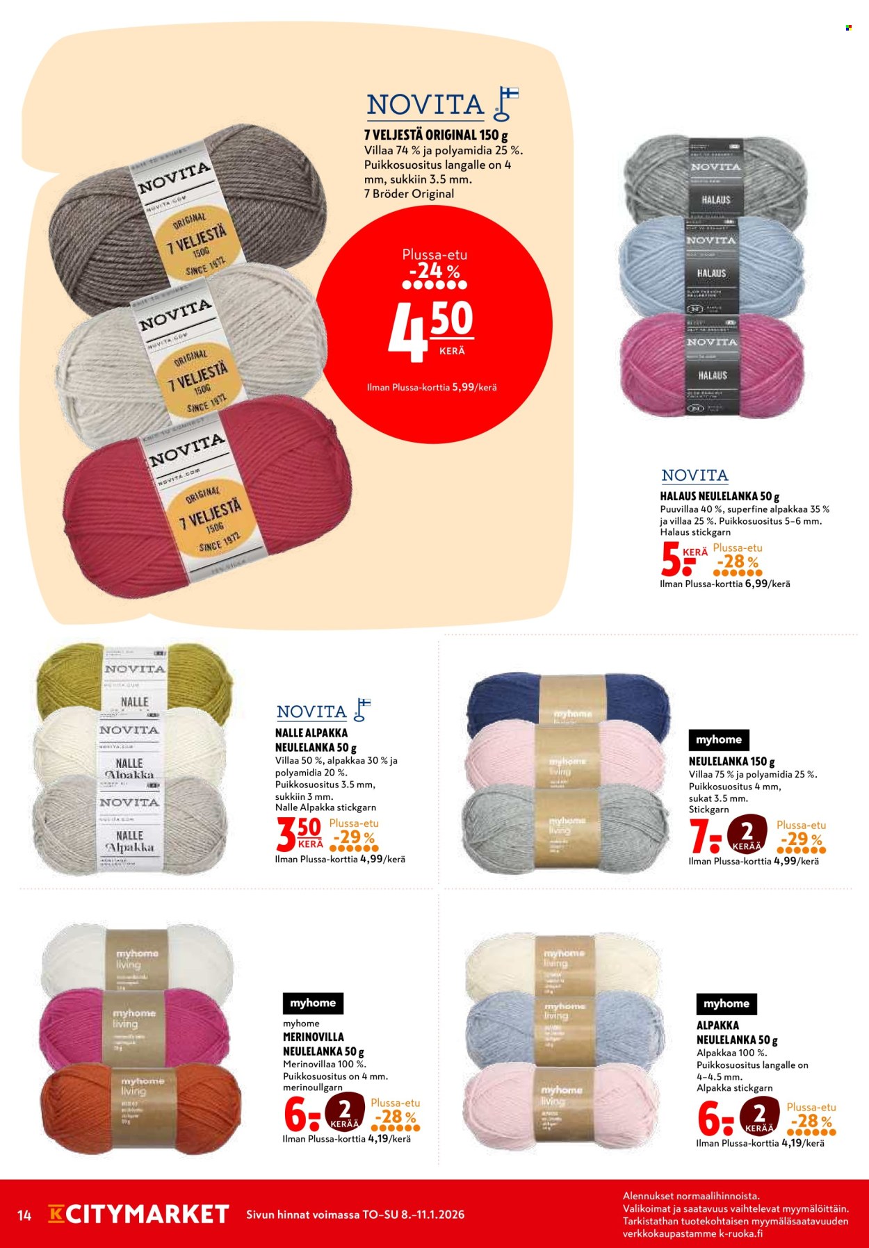 K-citymarket tarjoukset - 08.01.2026 - 11.01.2026. Sivu 14