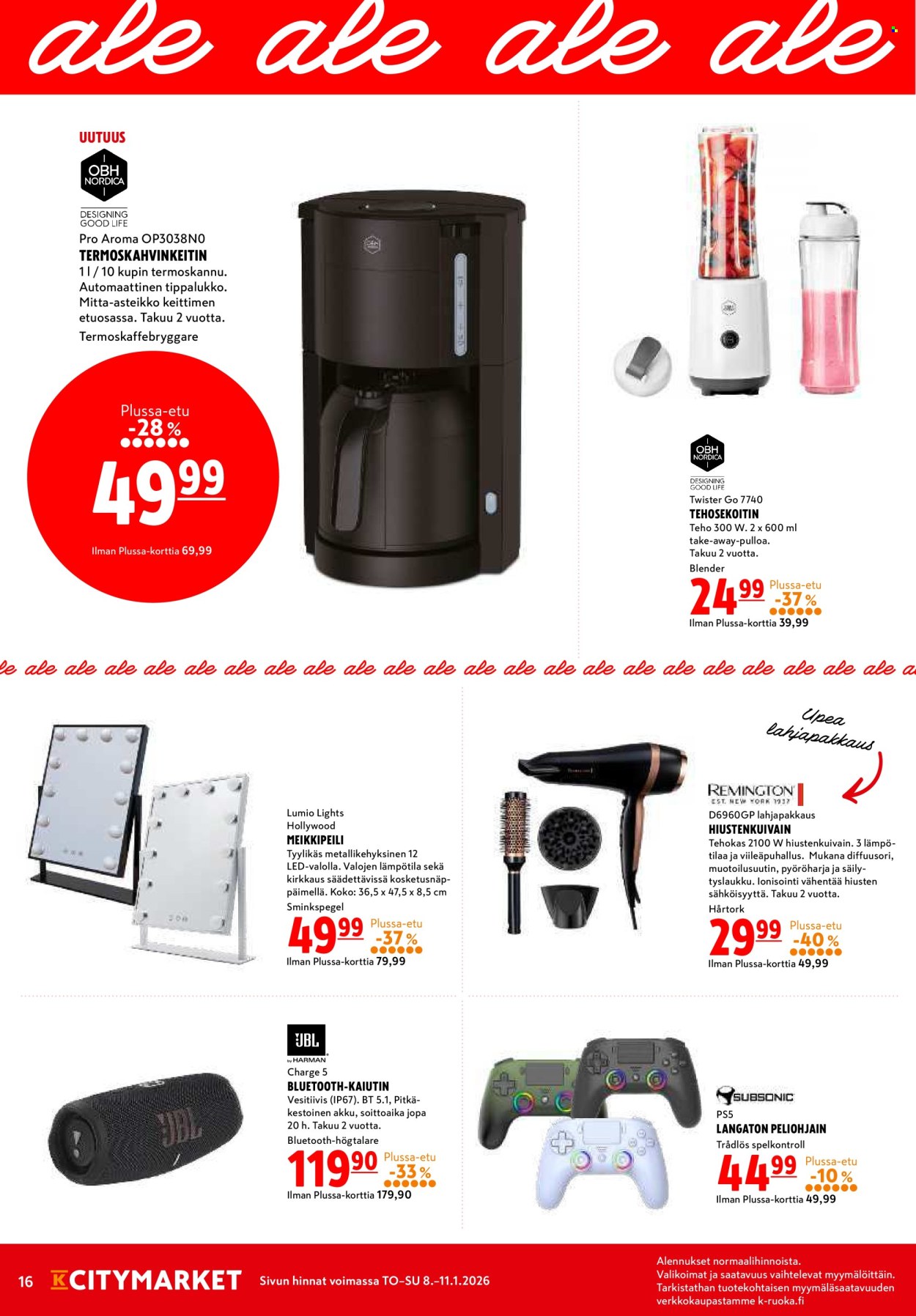 K-citymarket tarjoukset - 08.01.2026 - 11.01.2026. Sivu 16