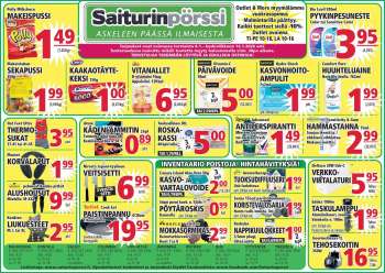 Saiturinpörssi tarjoukset  - 08.01.2026 - 14.01.2026.