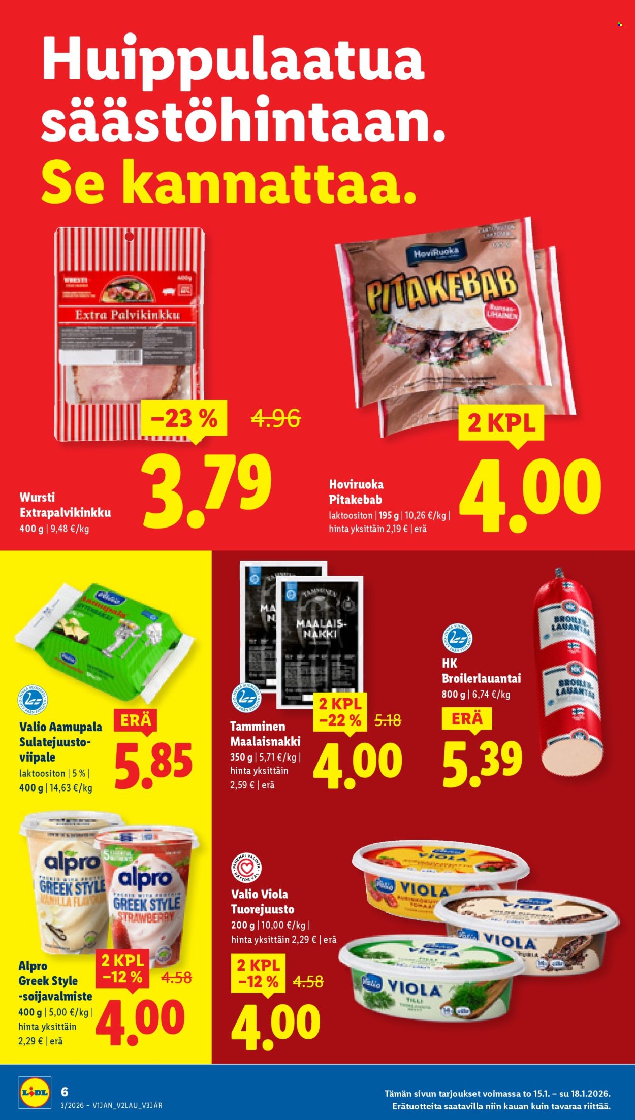Lidl tarjoukset - 15.01.2026 - 21.01.2026. Sivu 6