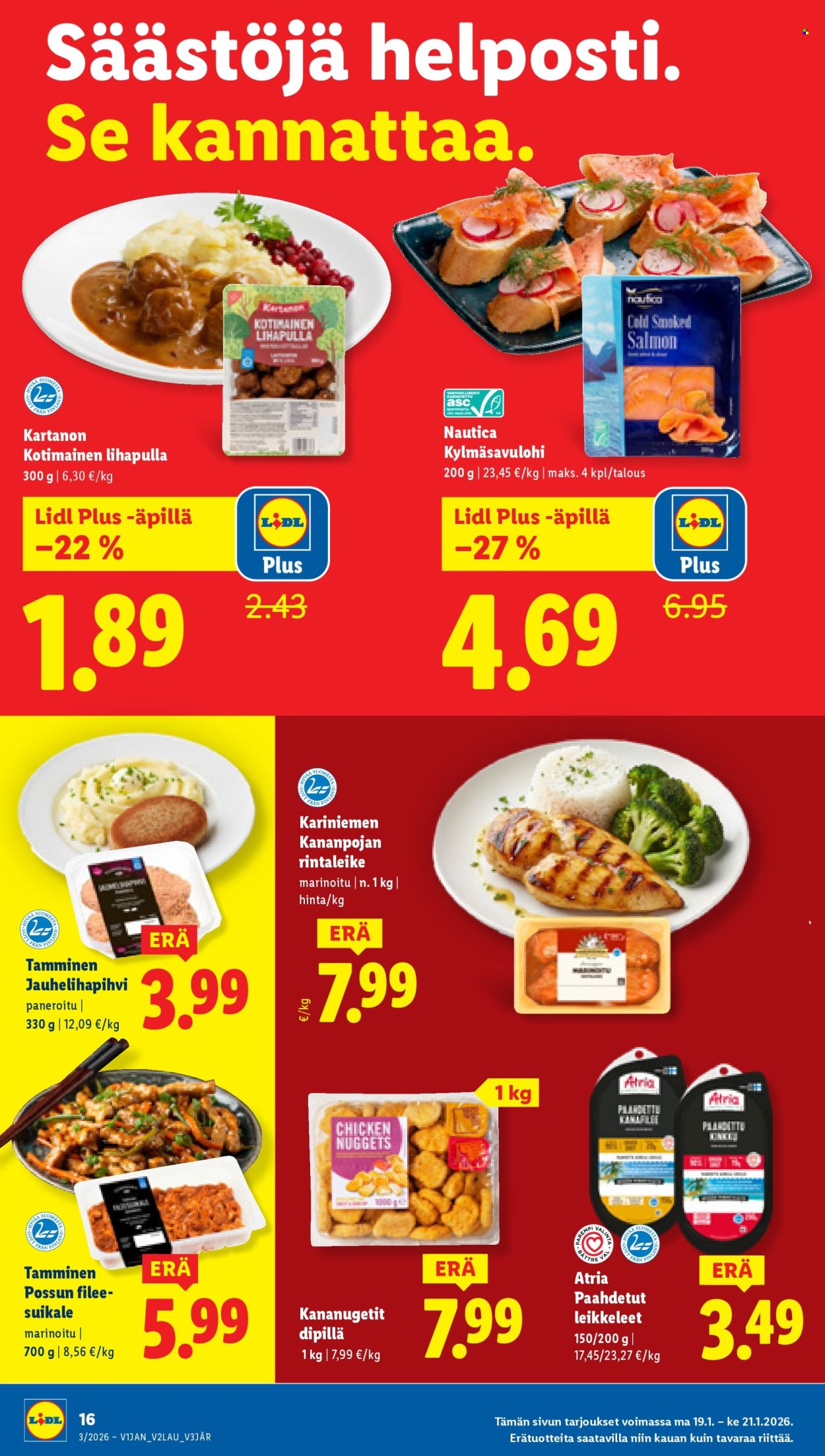 Lidl tarjoukset - 15.01.2026 - 21.01.2026. Sivu 22