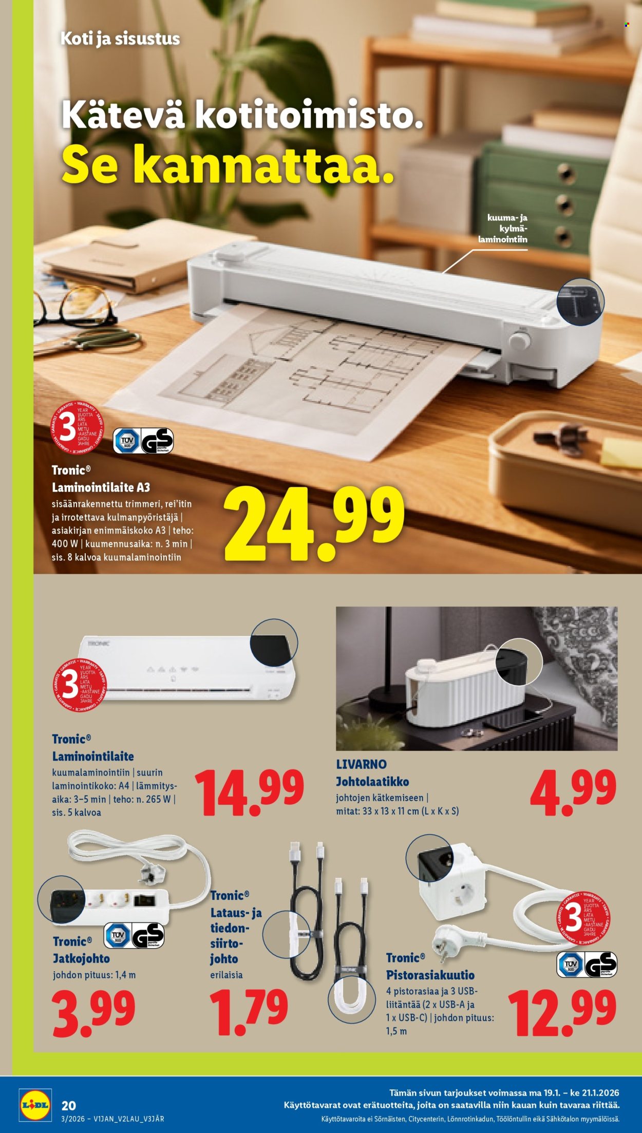 Lidl tarjoukset - 15.01.2026 - 21.01.2026. Sivu 26