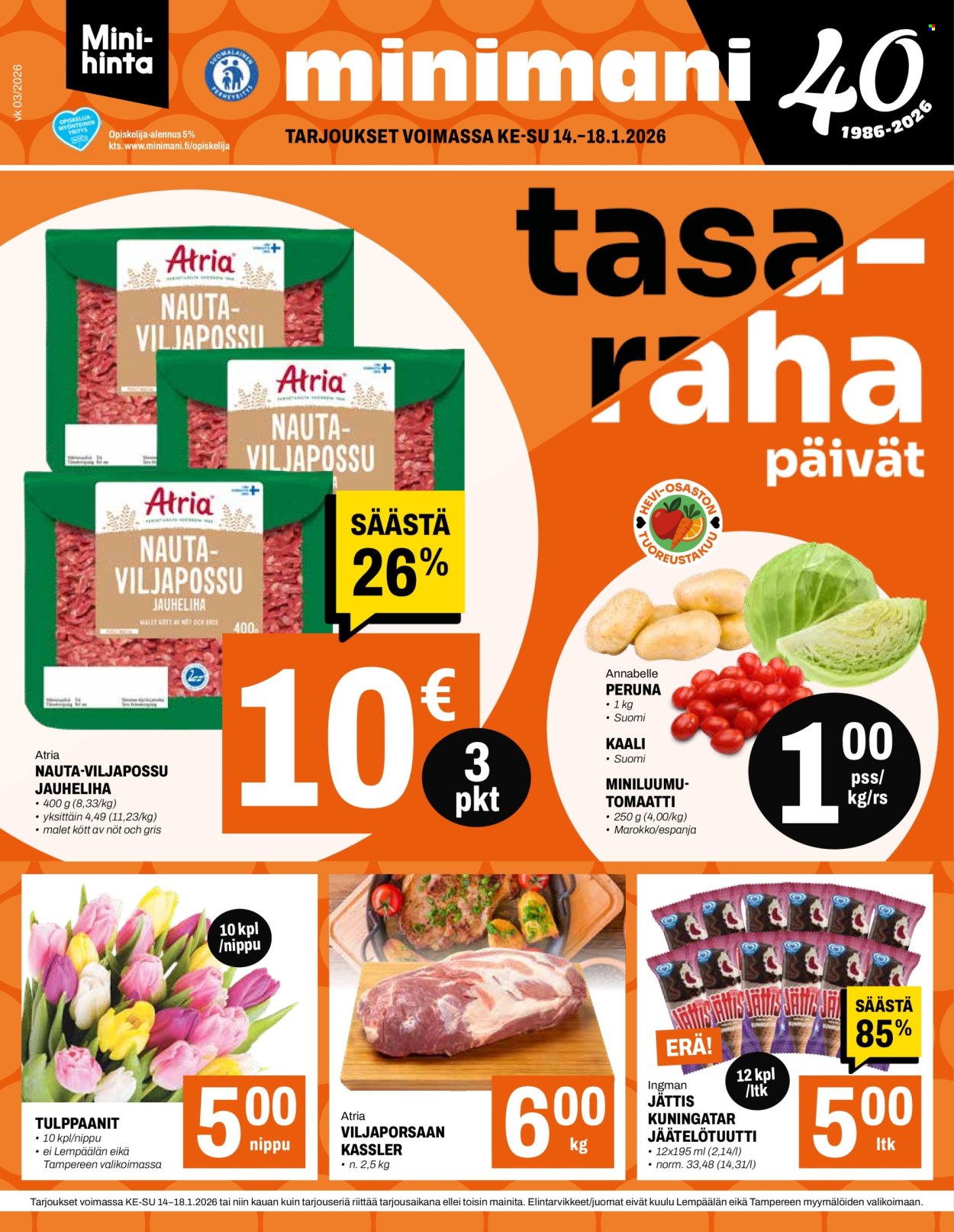 Minimani tarjoukset - 14.01.2026 - 18.01.2026. Sivu 1