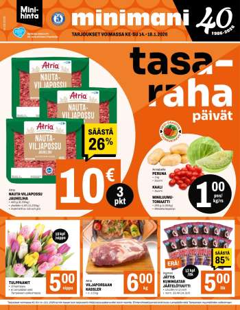 Minimani tarjoukset  - 14.01.2026 - 18.01.2026.