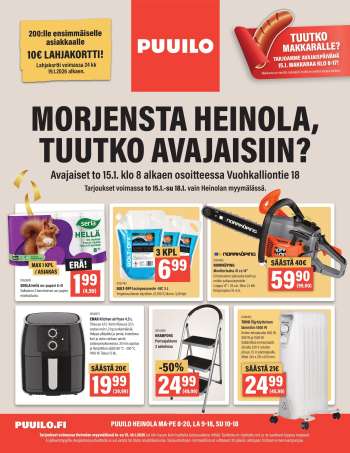 Puuilo tarjoukset  - 15.01.2026 - 18.01.2026.