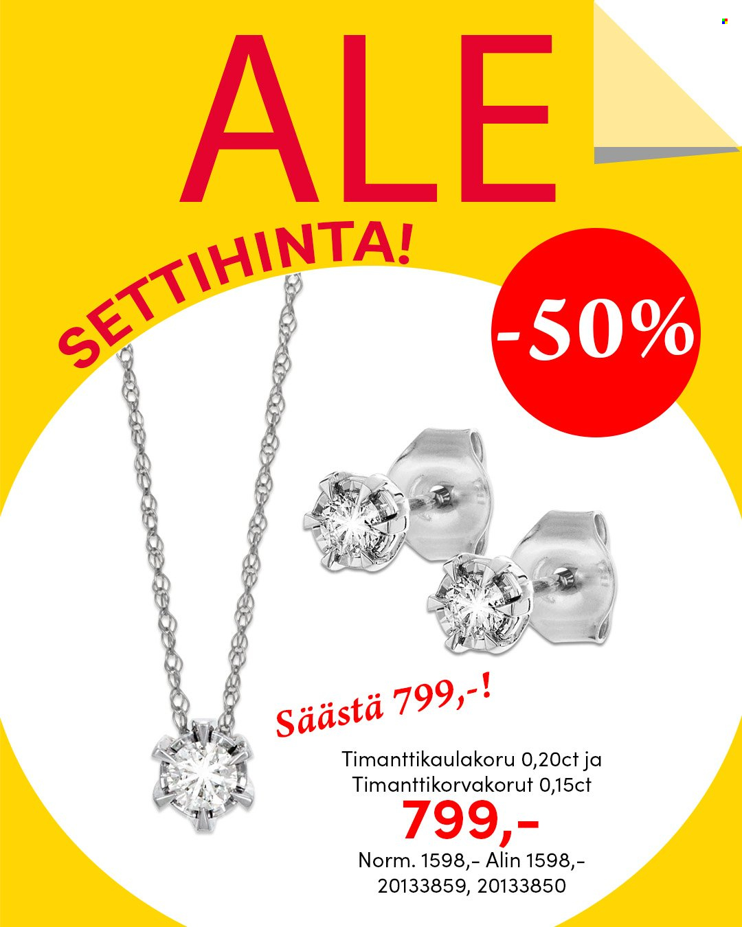 Kultajousi tarjoukset. Sivu 2