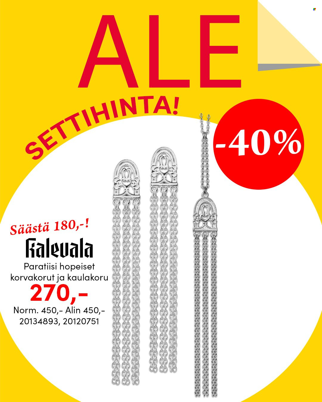 Kultajousi tarjoukset. Sivu 4
