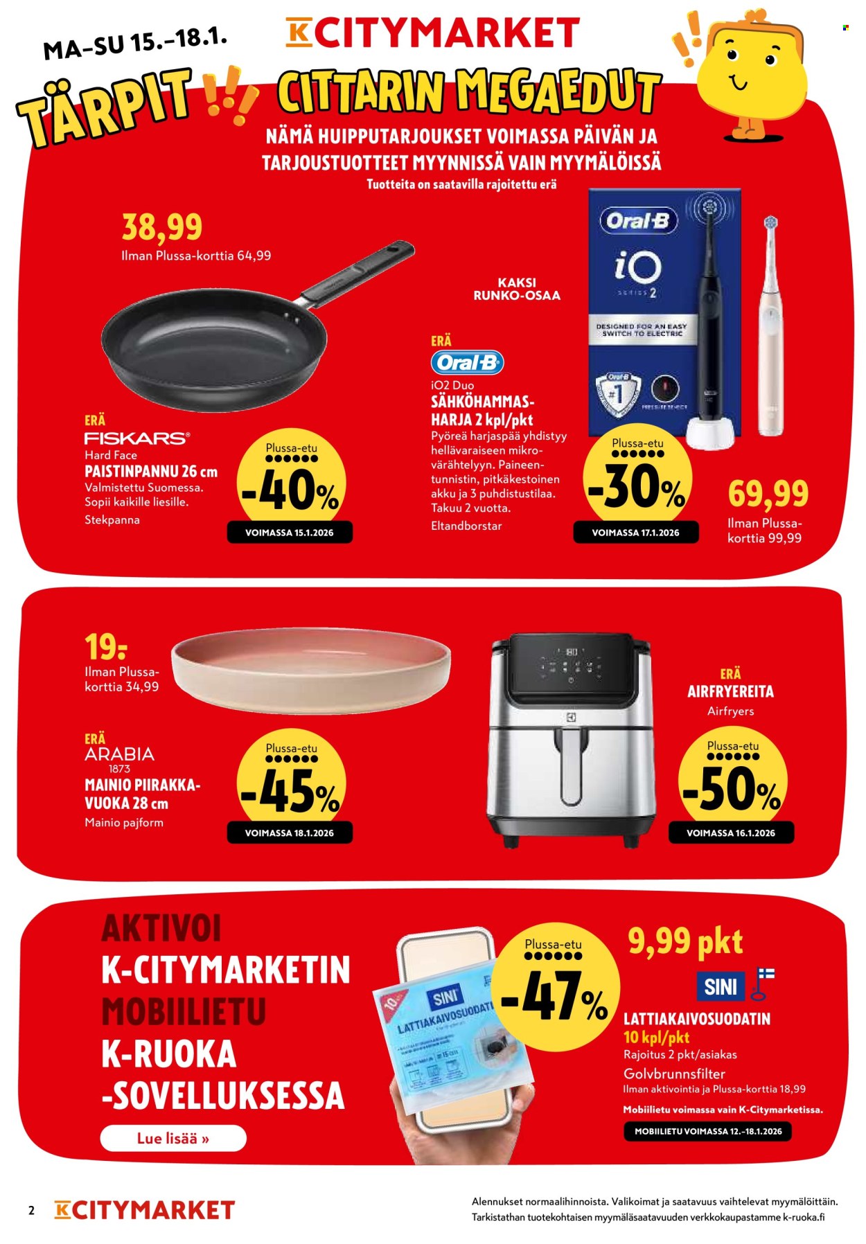K-citymarket tarjoukset - 15.01.2026 - 25.01.2026. Sivu 2