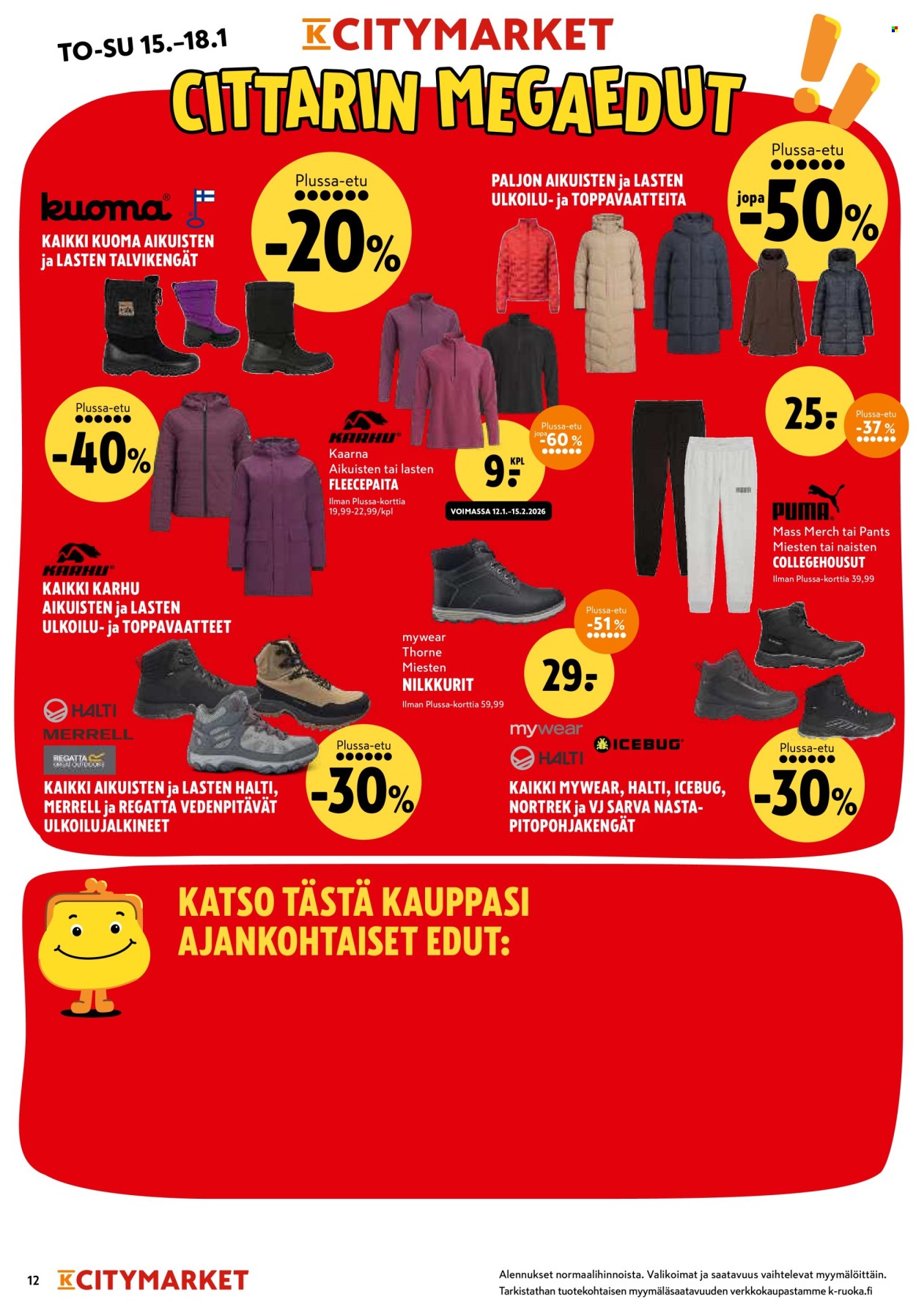 K-citymarket tarjoukset - 15.01.2026 - 25.01.2026. Sivu 12