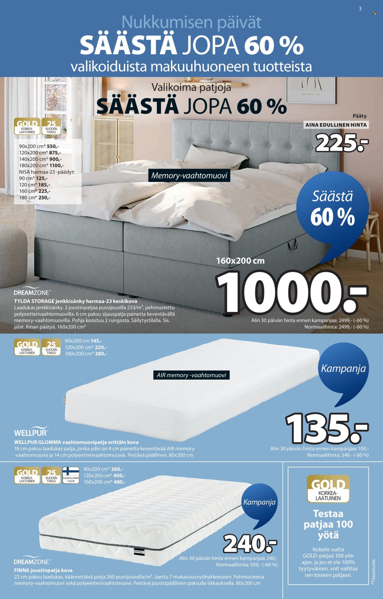 JYSK tarjoukset - 15.01.2026 - 28.01.2026. Sivu 3