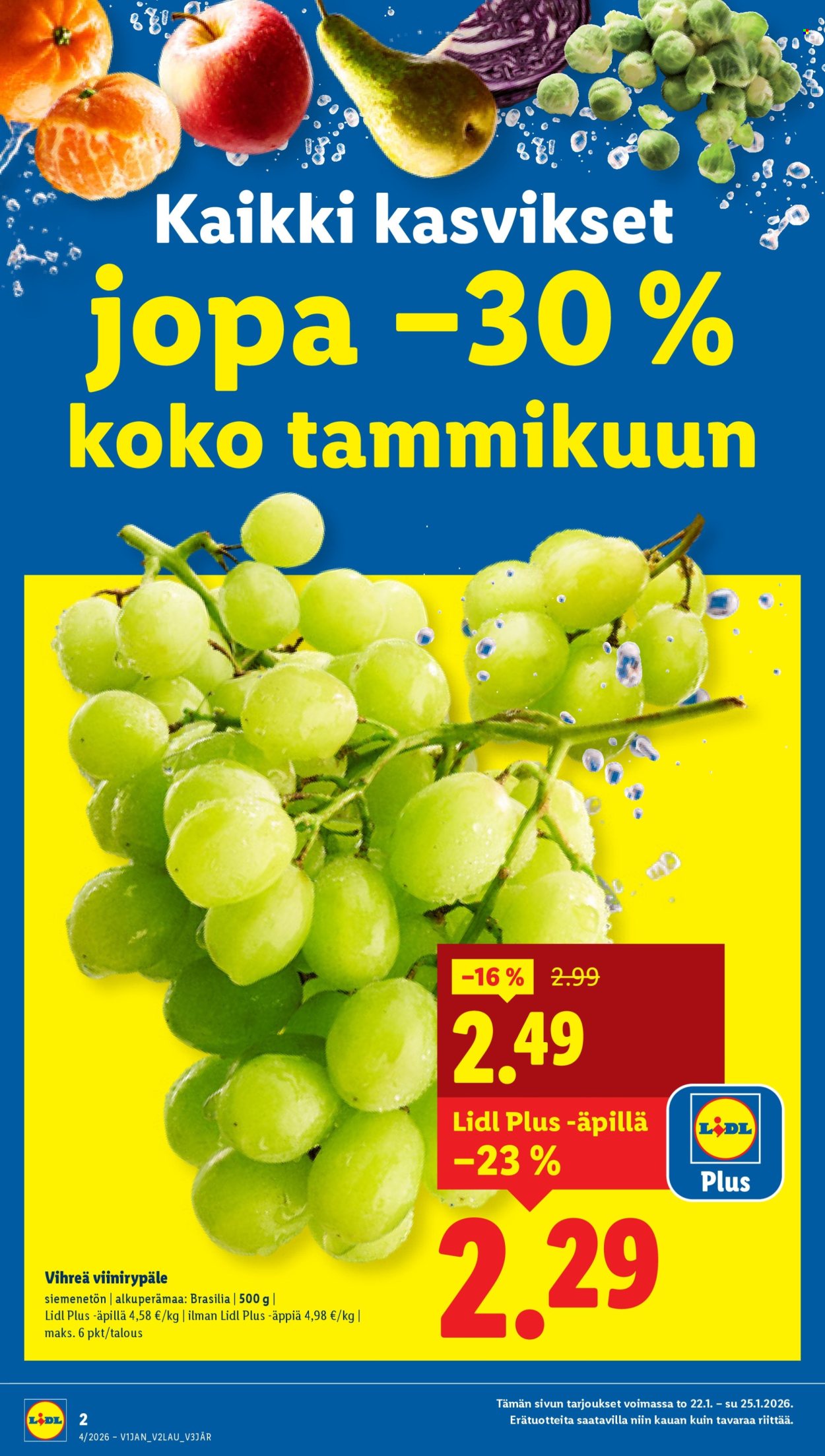 Lidl tarjoukset - 22.01.2026 - 28.01.2026. Sivu 2