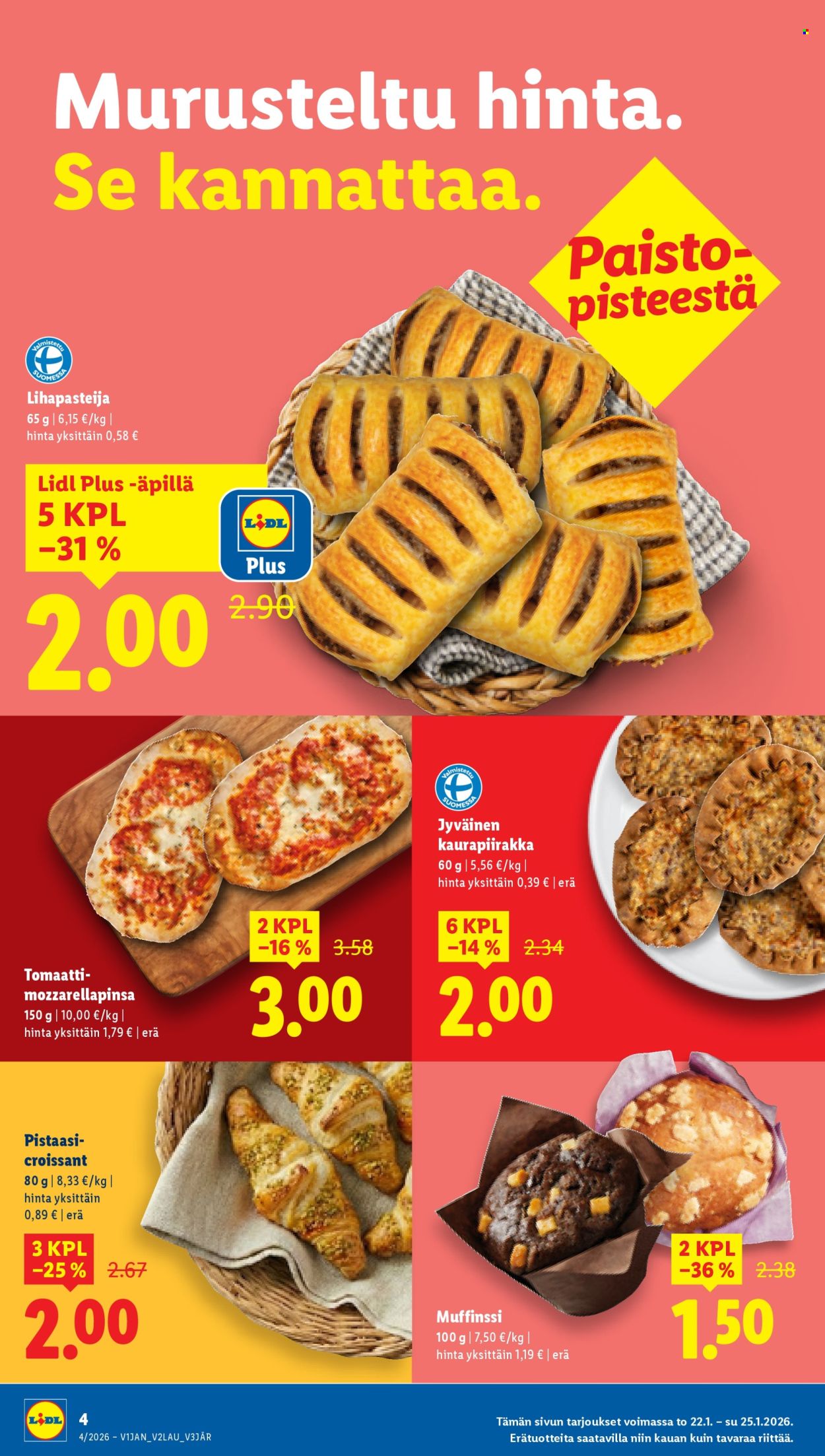 Lidl tarjoukset - 22.01.2026 - 28.01.2026. Sivu 4