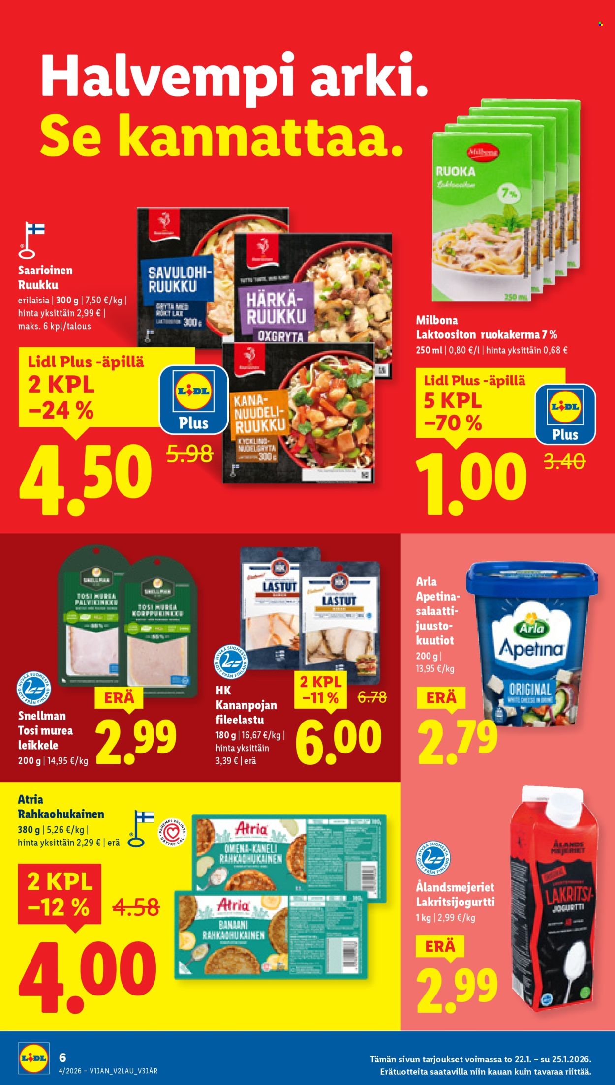 Lidl tarjoukset - 22.01.2026 - 28.01.2026. Sivu 6