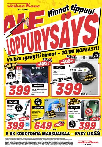 Veikon Kone tarjoukset  - 19.01.2026 - 01.02.2026.