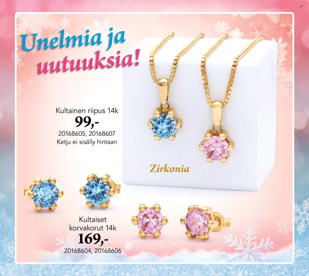 Kultajousi tarjoukset. Sivu 1