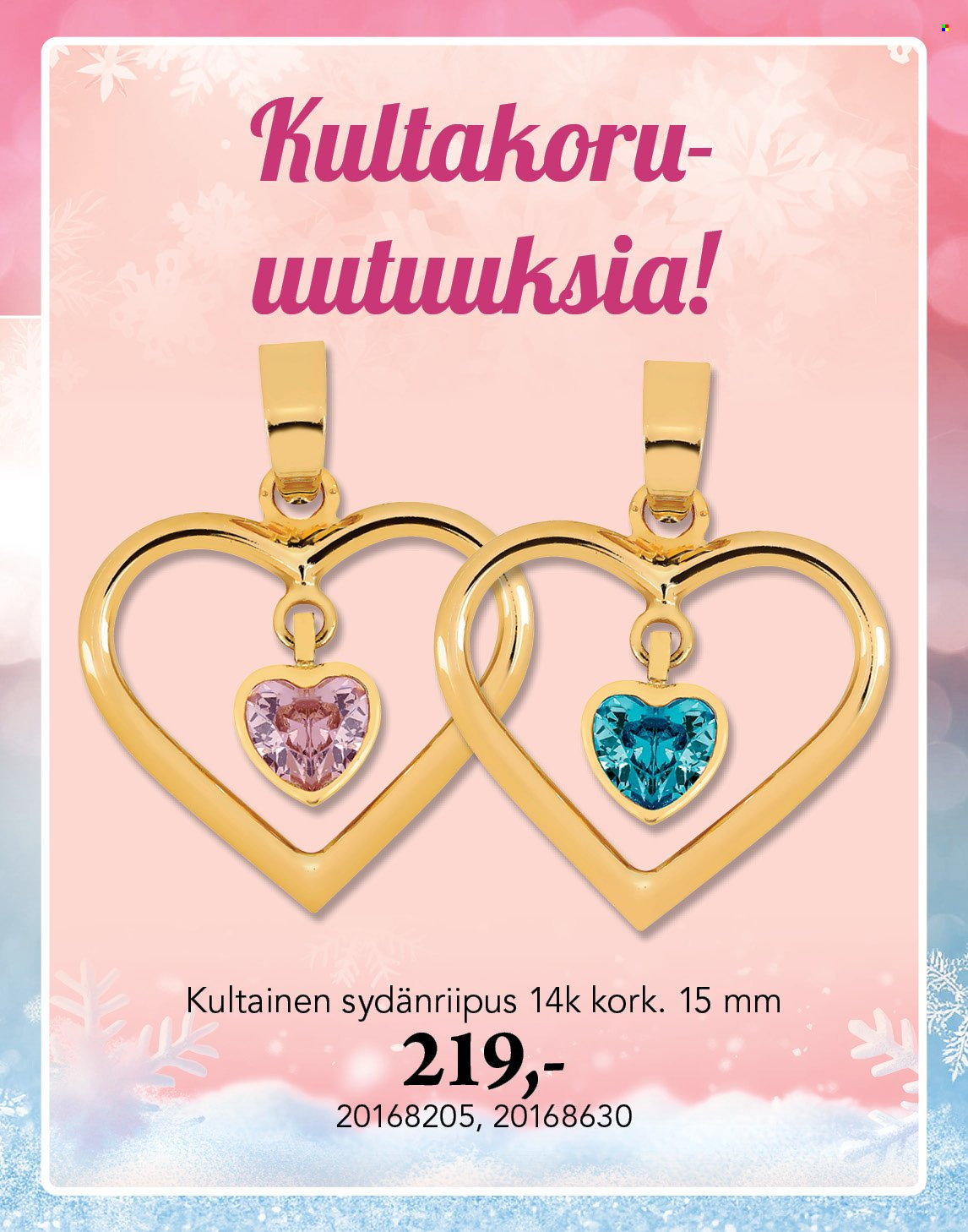 Kultajousi tarjoukset. Sivu 3