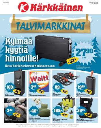 Kärkkäinen tarjoukset  - 21.01.2026 - 03.02.2026.