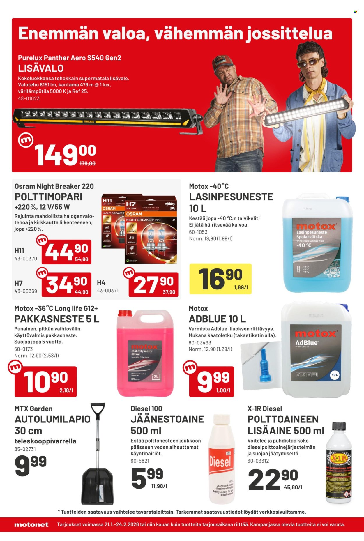 Motonet tarjoukset - 21.01.2026 - 24.02.2026. Sivu 2
