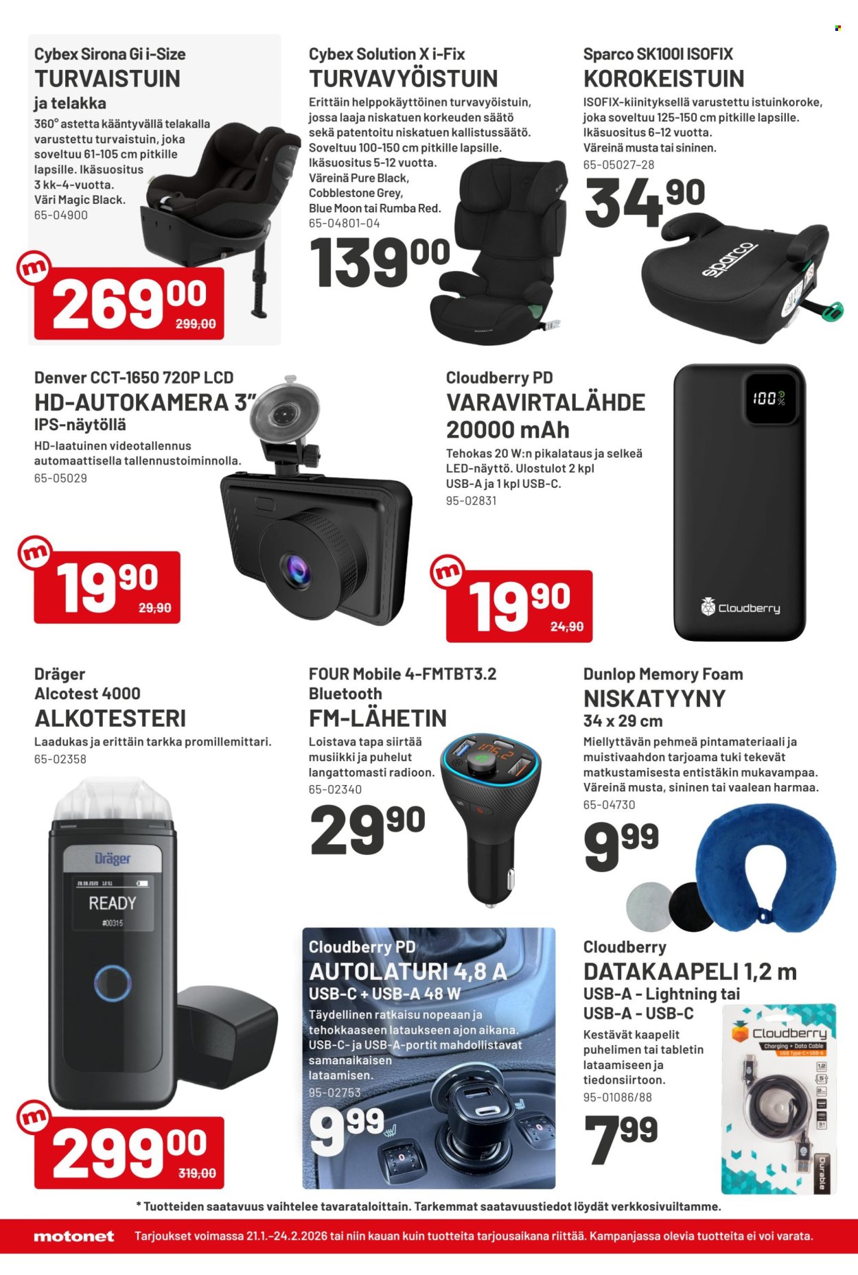Motonet tarjoukset - 21.01.2026 - 24.02.2026. Sivu 4