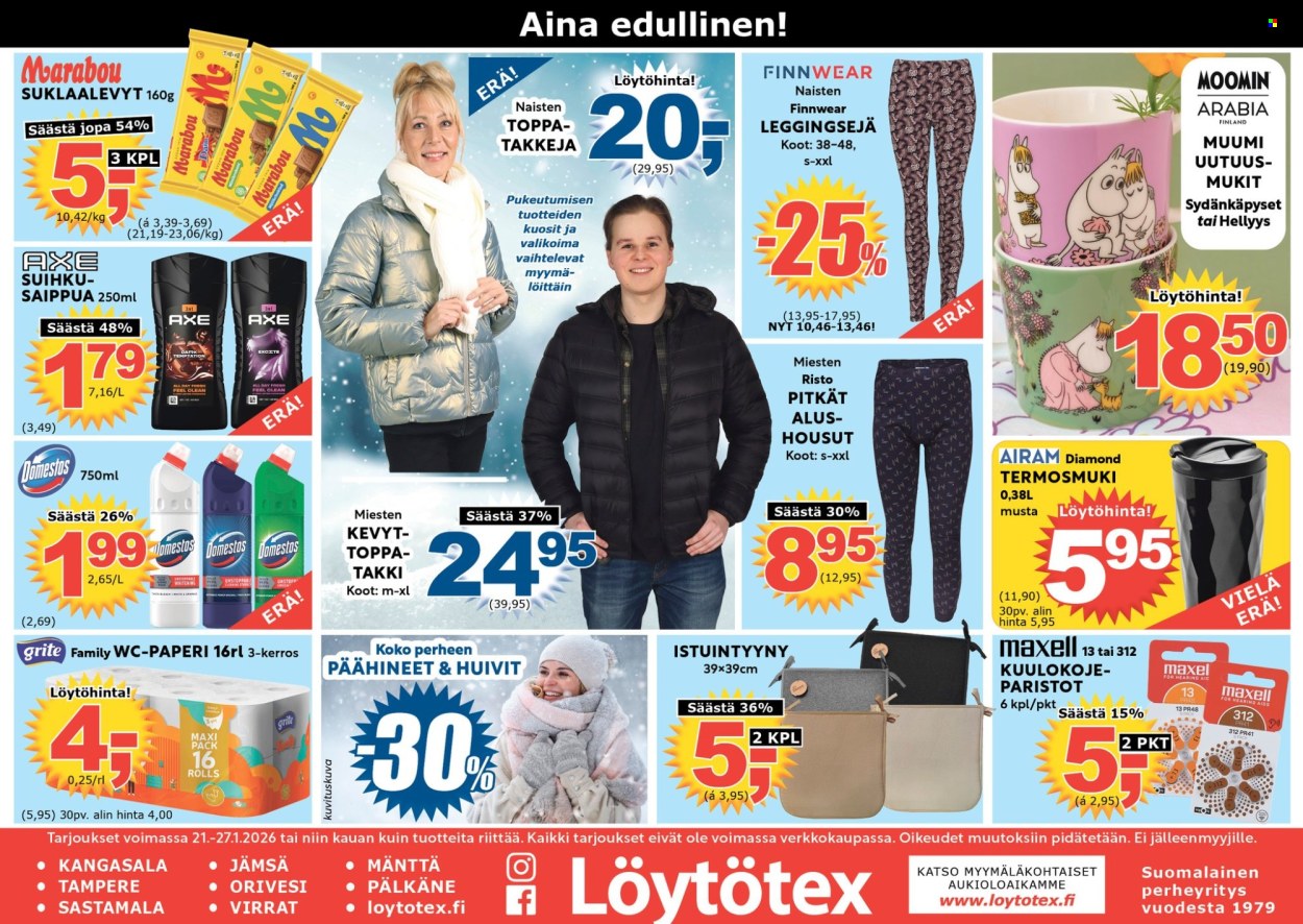 Löytötex tarjoukset - 21.01.2026 - 27.01.2026. Sivu 1