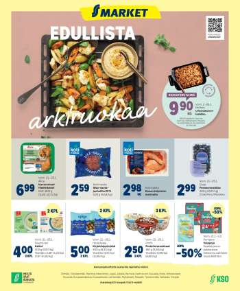 S-market tarjoukset  - 21.01.2026 - 25.01.2026.