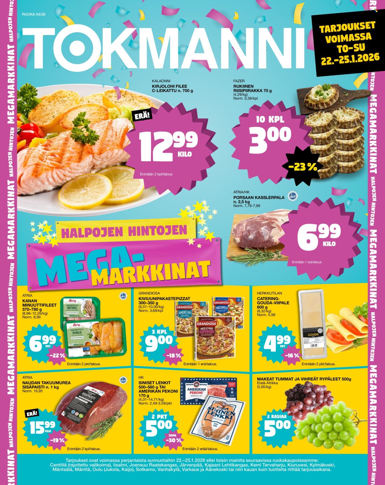 Tokmanni tarjoukset - 22.01.2026 - 25.01.2026. Sivu 1
