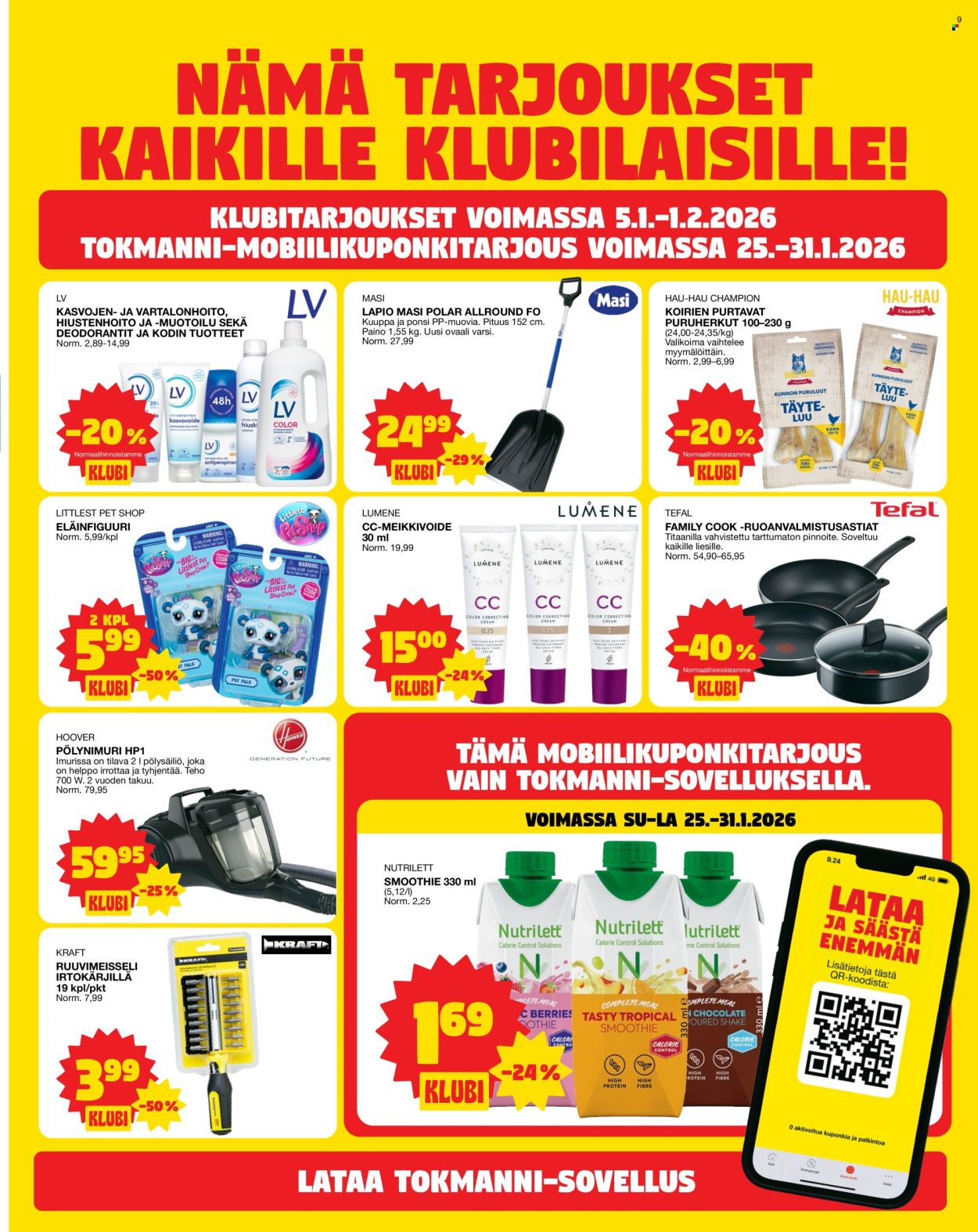 Tokmanni tarjoukset - 26.01.2026 - 01.02.2026. Sivu 9