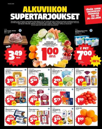 Tokmanni tarjoukset  - 26.01.2026 - 28.01.2026.