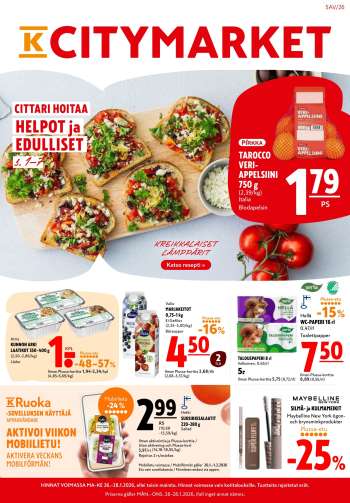 K-citymarket tarjoukset  - 26.01.2026 - 28.01.2026.