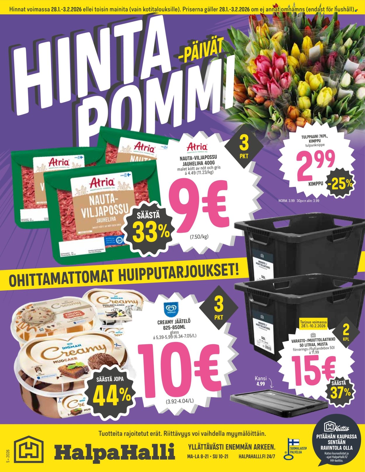 HalpaHalli tarjoukset - 28.01.2026 - 03.02.2026. Sivu 1