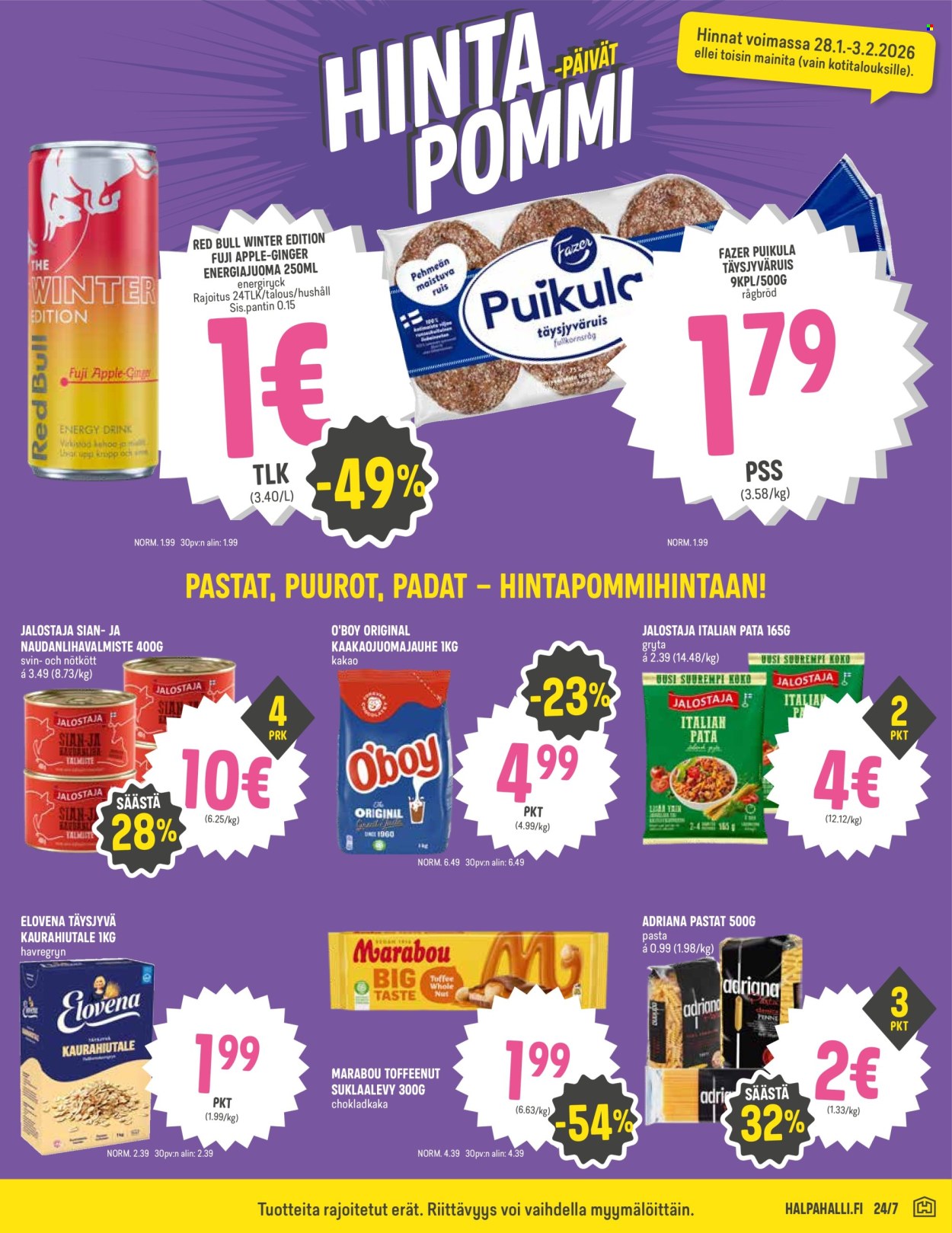 HalpaHalli tarjoukset - 28.01.2026 - 03.02.2026. Sivu 5