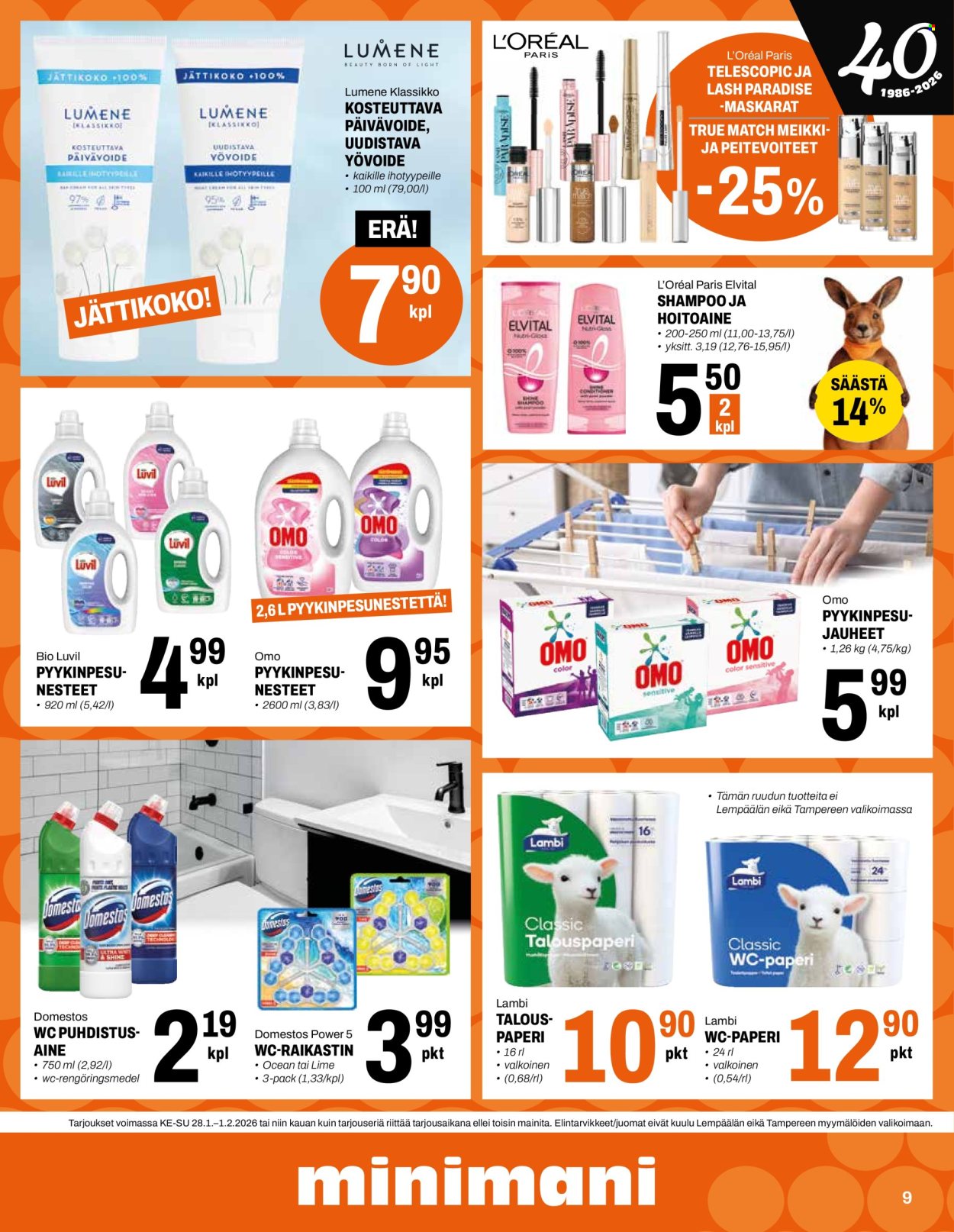 Minimani tarjoukset - 28.01.2026 - 01.02.2026. Sivu 9