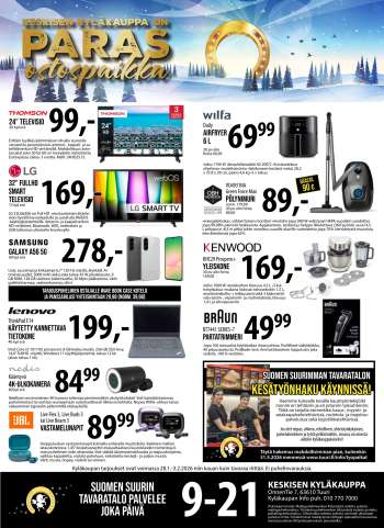 Tuuri tarjoukset  - 28.01.2026 - 03.02.2026.