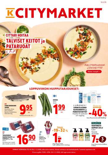 K-citymarket tarjoukset  - 29.01.2026 - 01.02.2026.