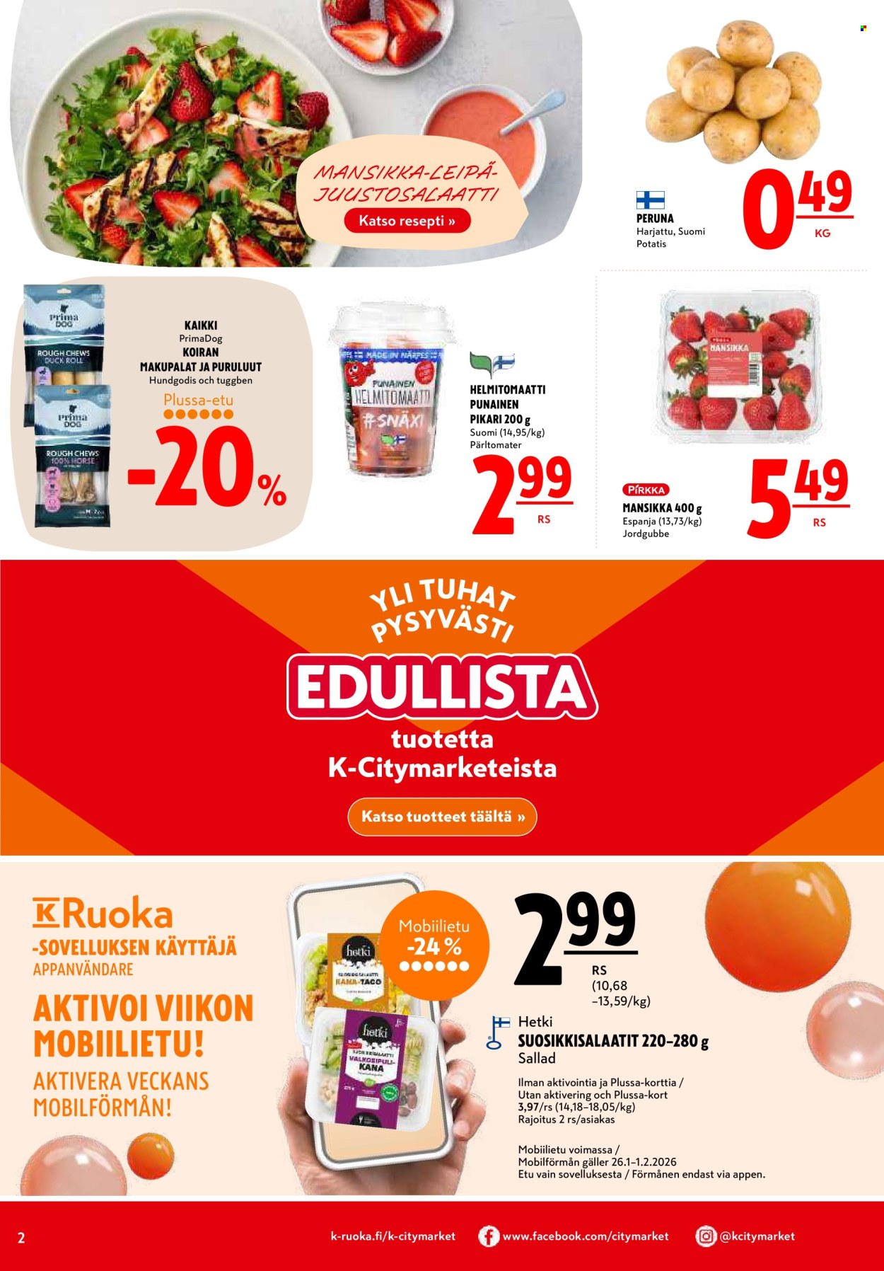 K-citymarket tarjoukset - 29.01.2026 - 01.02.2026. Sivu 2