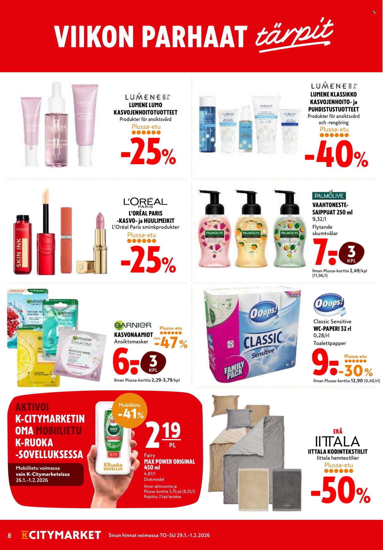 K-citymarket tarjoukset - 29.01.2026 - 01.02.2026. Sivu 8