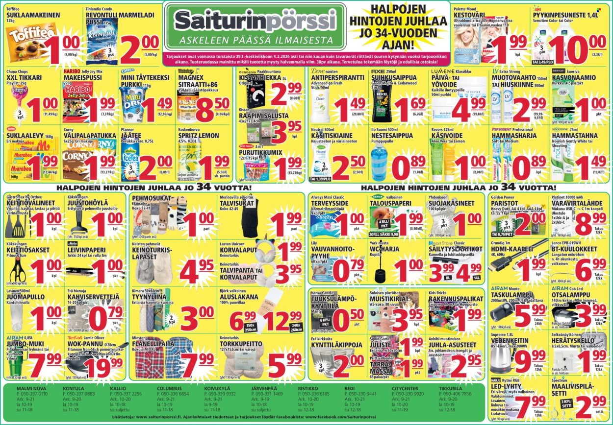 Saiturinpörssi tarjoukset - 29.01.2026 - 04.02.2026. Sivu 1