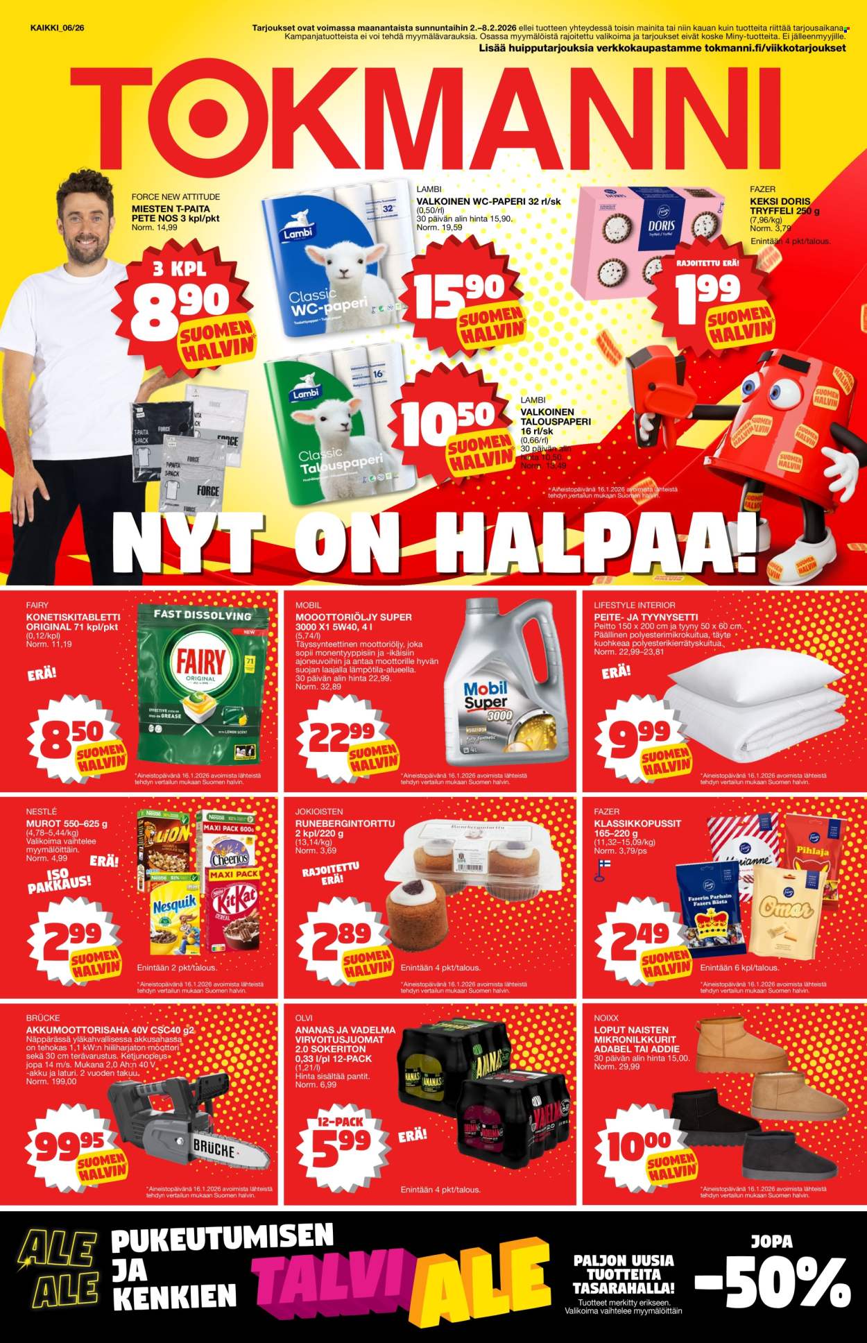Tokmanni tarjoukset - 02.02.2026 - 08.02.2026. Sivu 1