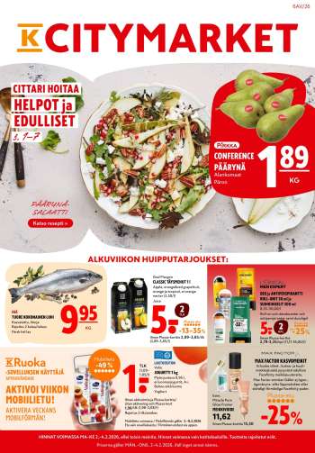 K-citymarket tarjoukset  - 02.02.2026 - 04.02.2026.
