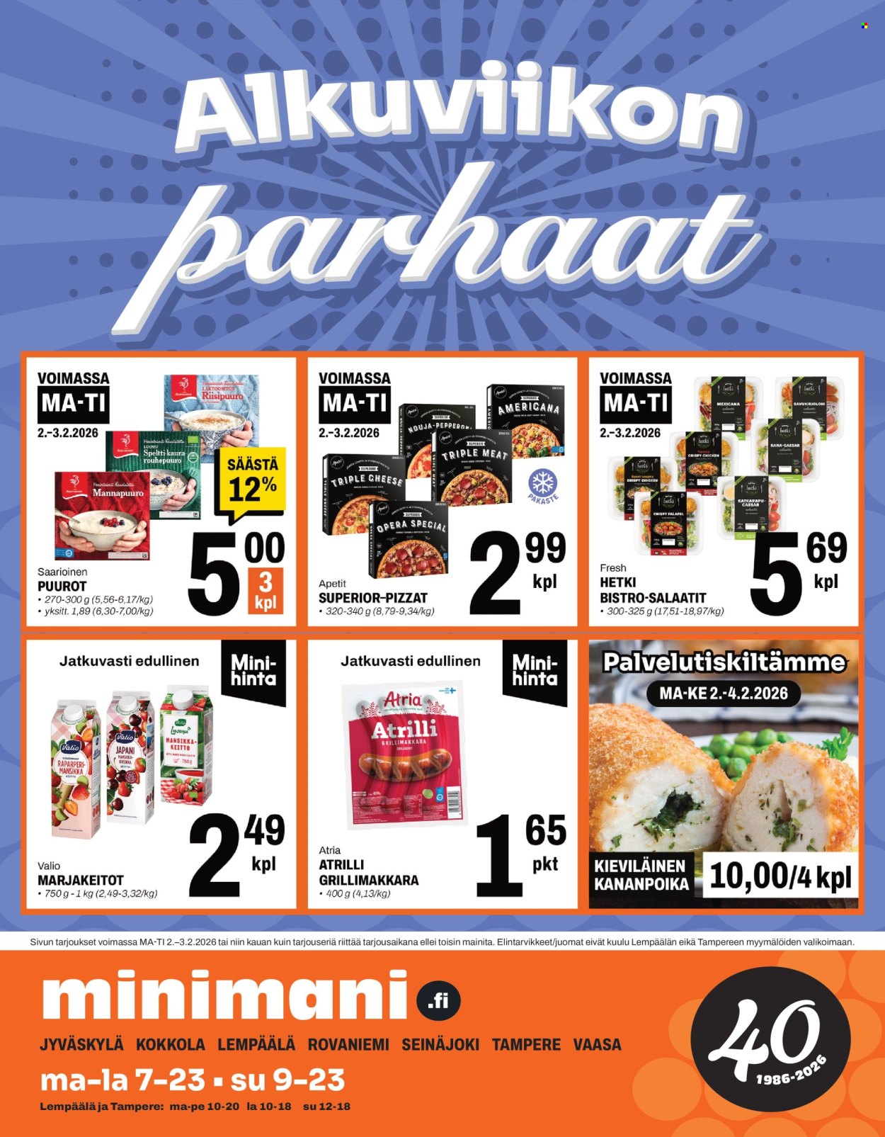 Minimani tarjoukset - 02.02.2026 - 03.02.2026. Sivu 1