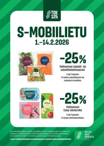 Sale tarjoukset  - 01.02.2026 - 14.02.2026.