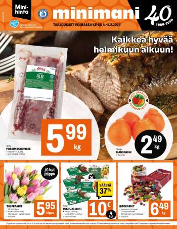 Minimani tarjoukset  - 04.02.2026 - 08.02.2026.
