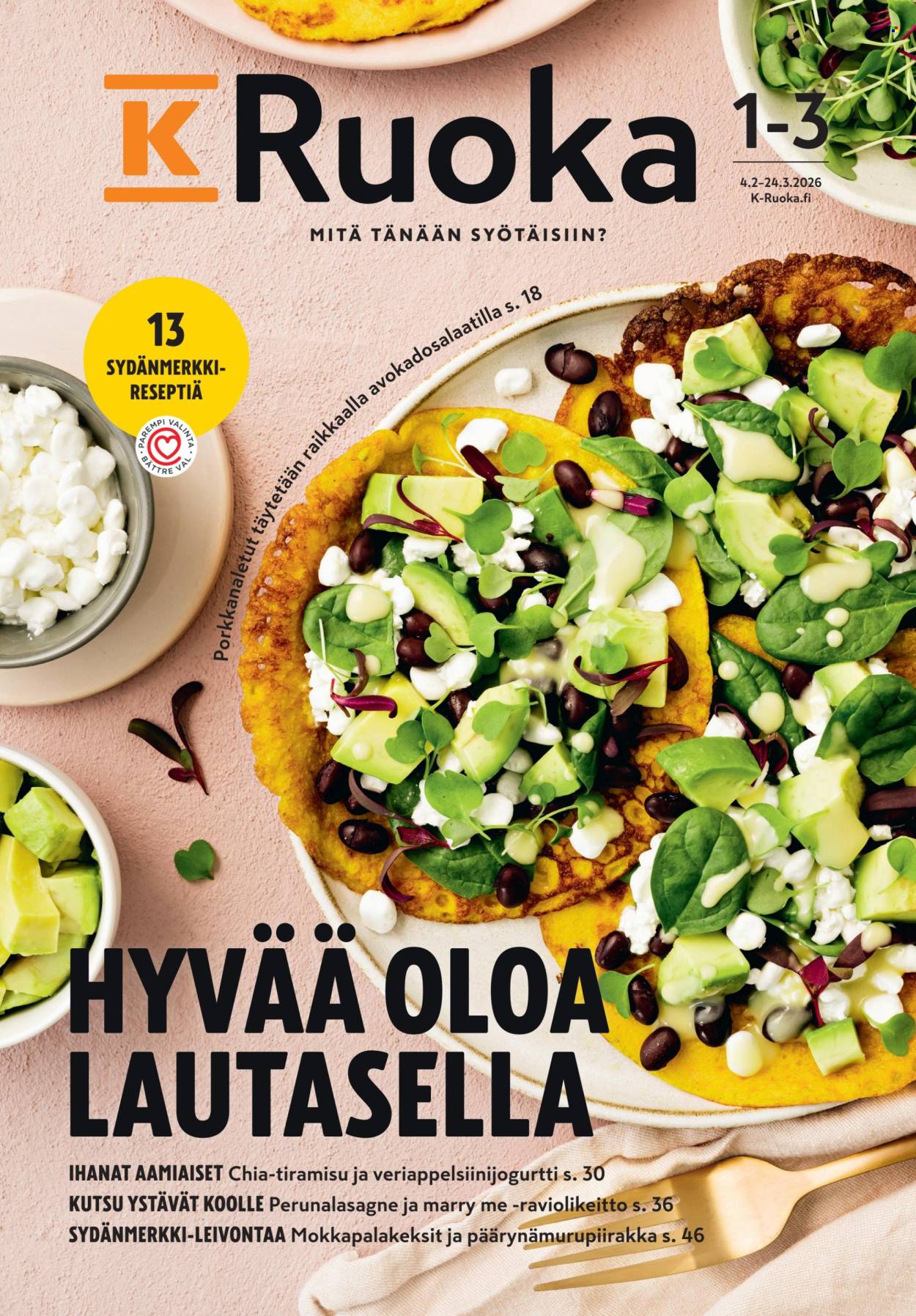 K-market tarjoukset - 04.02.2026 - 24.03.2026. Sivu 1